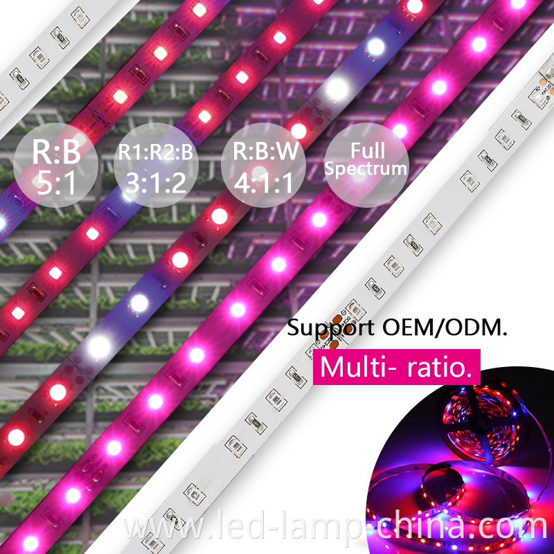 Mingxue led grow light strip 12v dc, ul certified 14W led strip grow lights